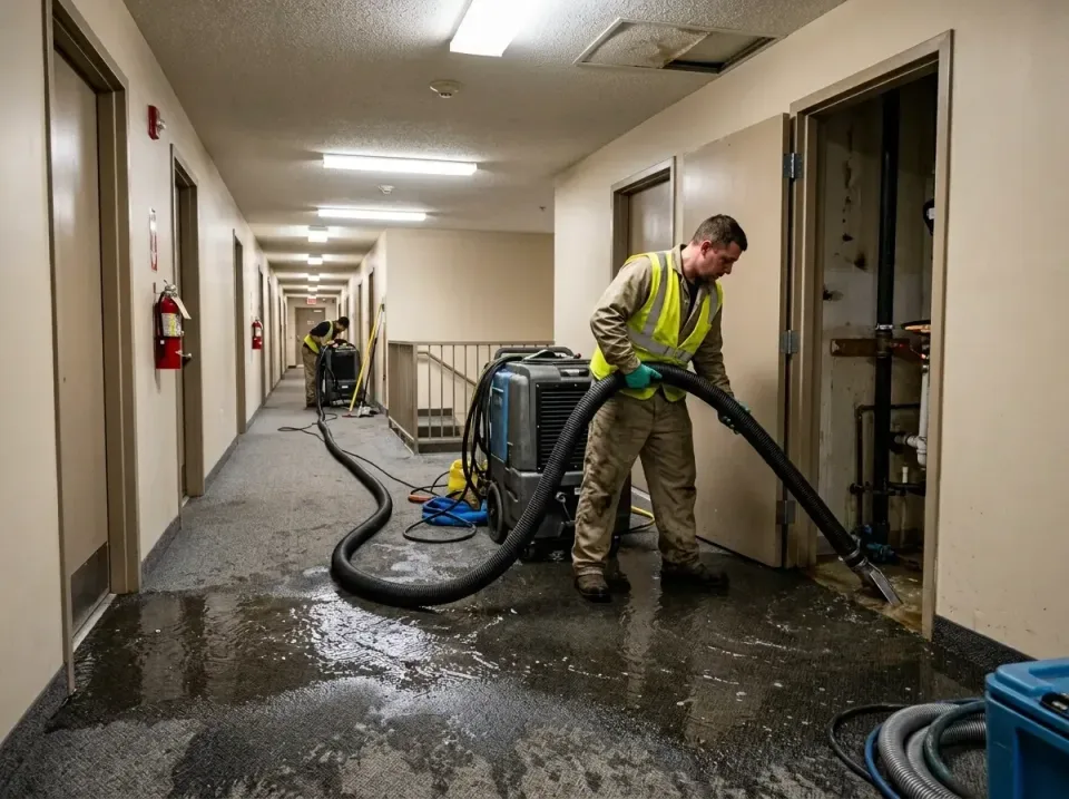 multi-unit-apartment-hallway-f-005 — frequently asked questions, Emergency Burst Pipe Water Extraction & Removal in Terrell,…